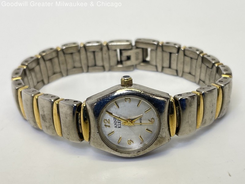 Two-Tone Anne Klein Stainless-Steel Back Ladies Watch 52.0g