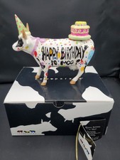 Statuina Mucca Cow Parade 2006 Happy Birthday To Moo Compleanno Nuova Con Scatola Westland