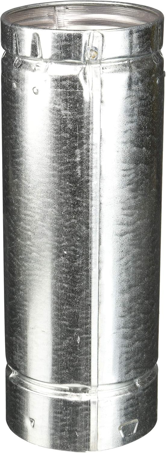SELKIRK 104012 Type B Round Gas Vent Pipe Aluminum Inner/Ste