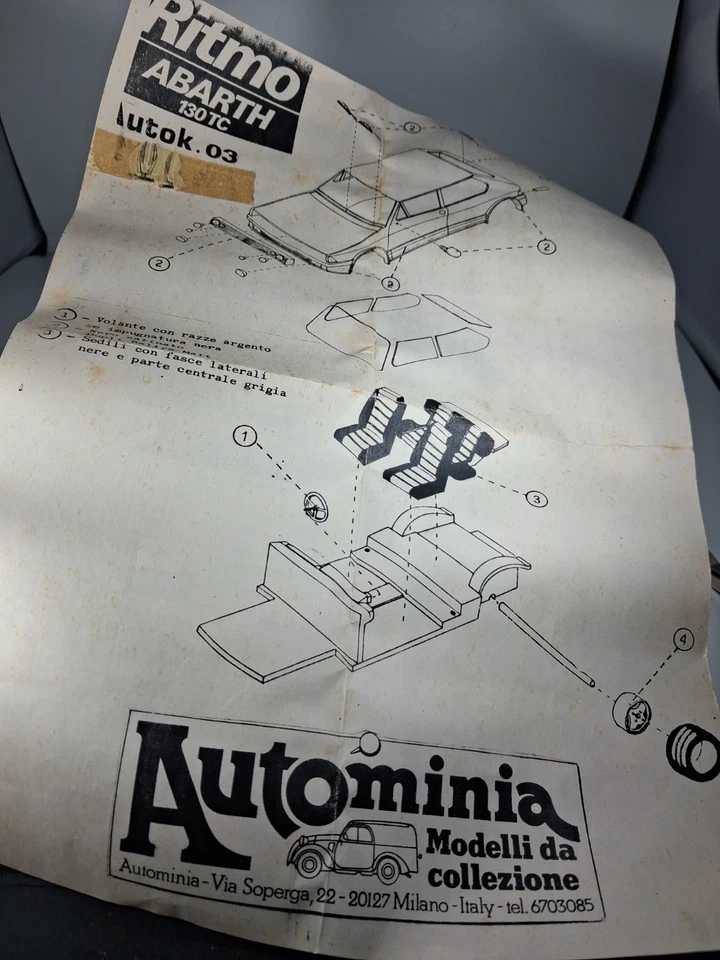 KIT TRON FIAT RITMO 105/130 TC SCALA 1/43 - Immagine 4 di 4