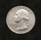 💰1964-P Silver Washington Quarter 90% Silver Circulated US Coin .99 NR!