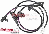 Metzger 09001057 Sensor FüR Raddrehzahl ABS Sensor Raddrehzahl FüR Mazda