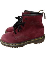 Vintage Doc Marten Red Oxblood 6 Eye Boots Size UK 4 WOMEN 6 DR MARTEN