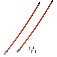 2pk 27" Snow Plow Guide Stick Markers w Bolts Western 62265 Fits Boss BAX0005