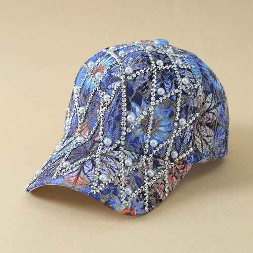 Sun-Proof Outdoor Casual Stylish Trend Hat Lace Peaked Cap Colorful Baseball Cap - Picture 7 of 10