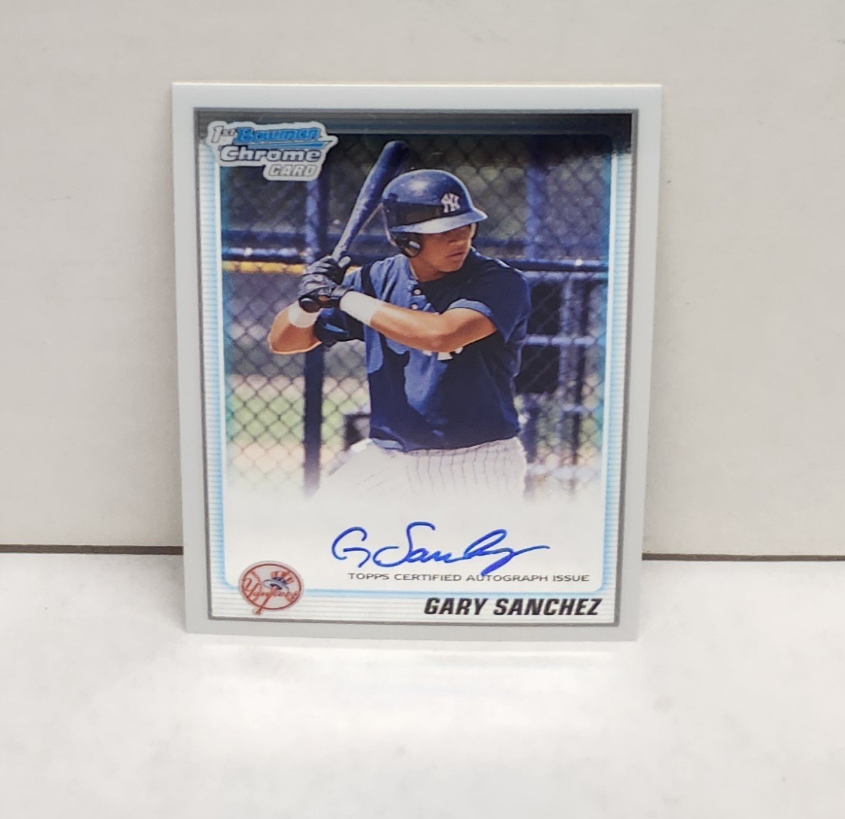 GARY SANCHEZ 2010 Bowman Chrome Prospects ~ Yankees ROOKIE AUTO