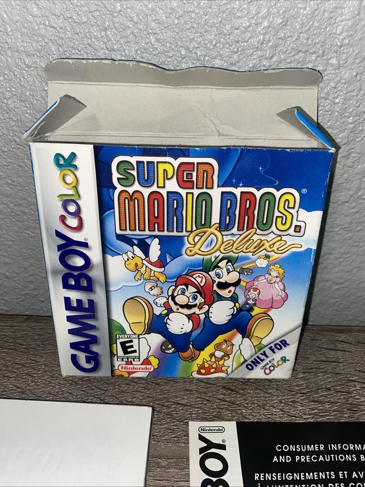 Super Mario Bros Deluxe Nintendo Gameboy Color 1999 Completo Estado Incrível!! - Imagem 2 de 4