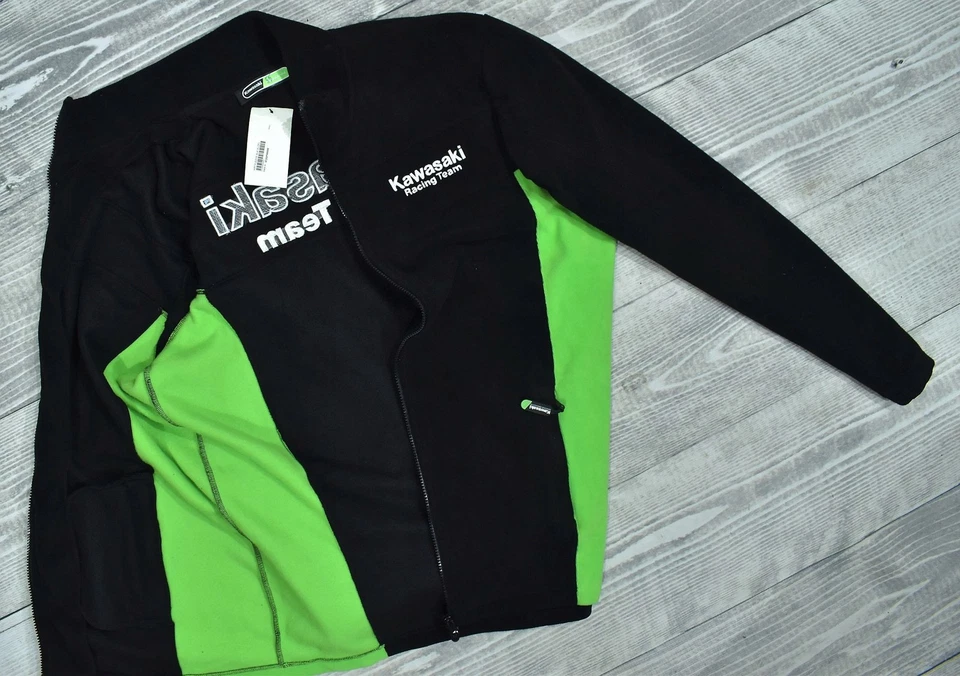 KAWASAKI Racing Team Krt Neues Herren Fleece-Sweatshirt XXL - Bild 3 von 4