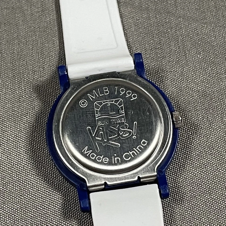 Vtg 1999 NY Yankees Kids Watch Sun Time NOS Funimals MLB 90s Baseball - Image 3 of 4