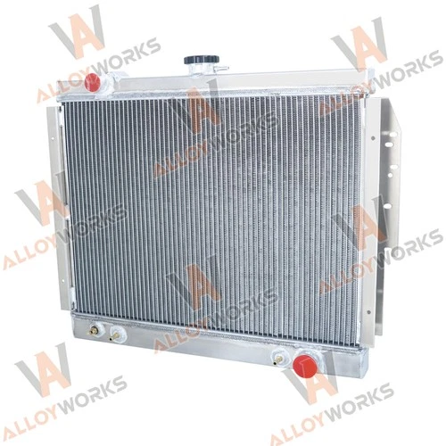 2-Row Aluminum Radiator For Dodge D/W 100 150 200 250 350 V8 5.2L 5.9L 1979-93 - Picture 2 of 9