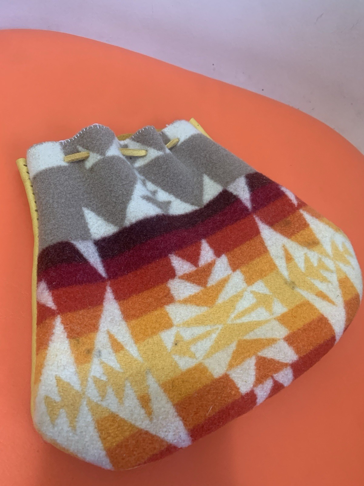 Buckskin & Pendleton Wool Drawstring Pouch - image 5