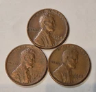 1954 P, D & S Lincoln Wheat Cent, Penny,  fine condition
