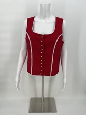 Trachten Mieder Größe 40 rot Mond Kini