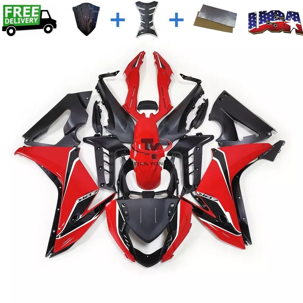 Red Black Red Fairing Kit For Honda CBR650F 2014-2016 ABS Bodywork CBR 650F