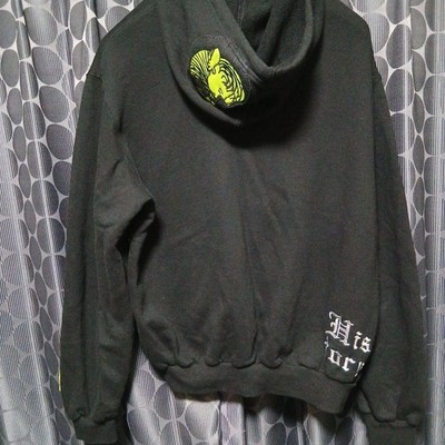 ICEBERG x Peanuts Black Pullover Hoodie 3XL Character Embroidery