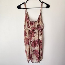 Vintage Rose Cottagecore Feminine Floral Print Women's Nightgown