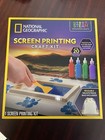 National Geographic Kids Screen Printing Kit - Arts and Crafts Silk Screen Kit