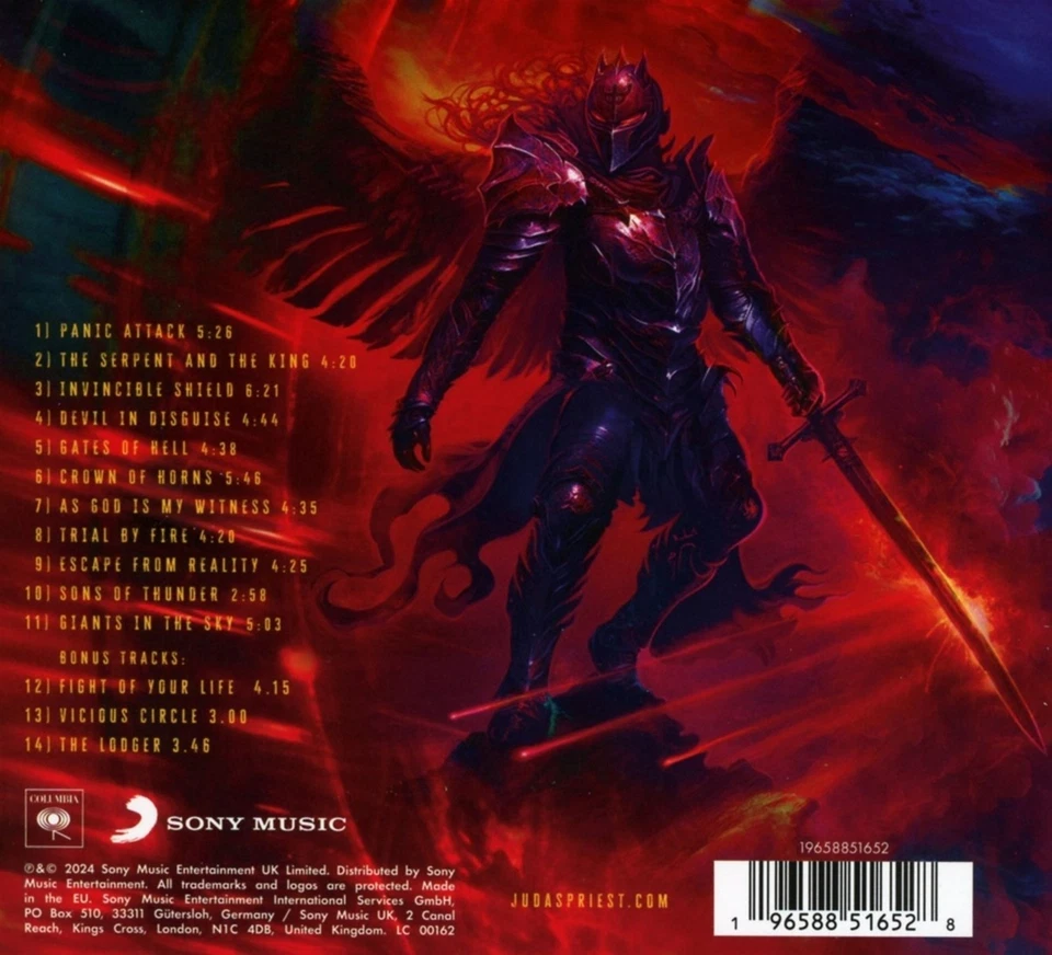 JUDAS PRIEST CD INVINCIBLE SHIELD DELUXE DIGIBOOK EDITION INCL. BONUS TRACKS NEU - Bild 2 von 3