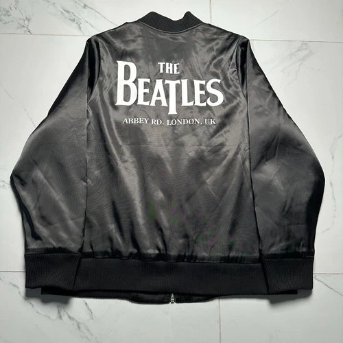 Hard Rock Cafe The Beatles Abbey Road London UK Bomber Jacket image 3