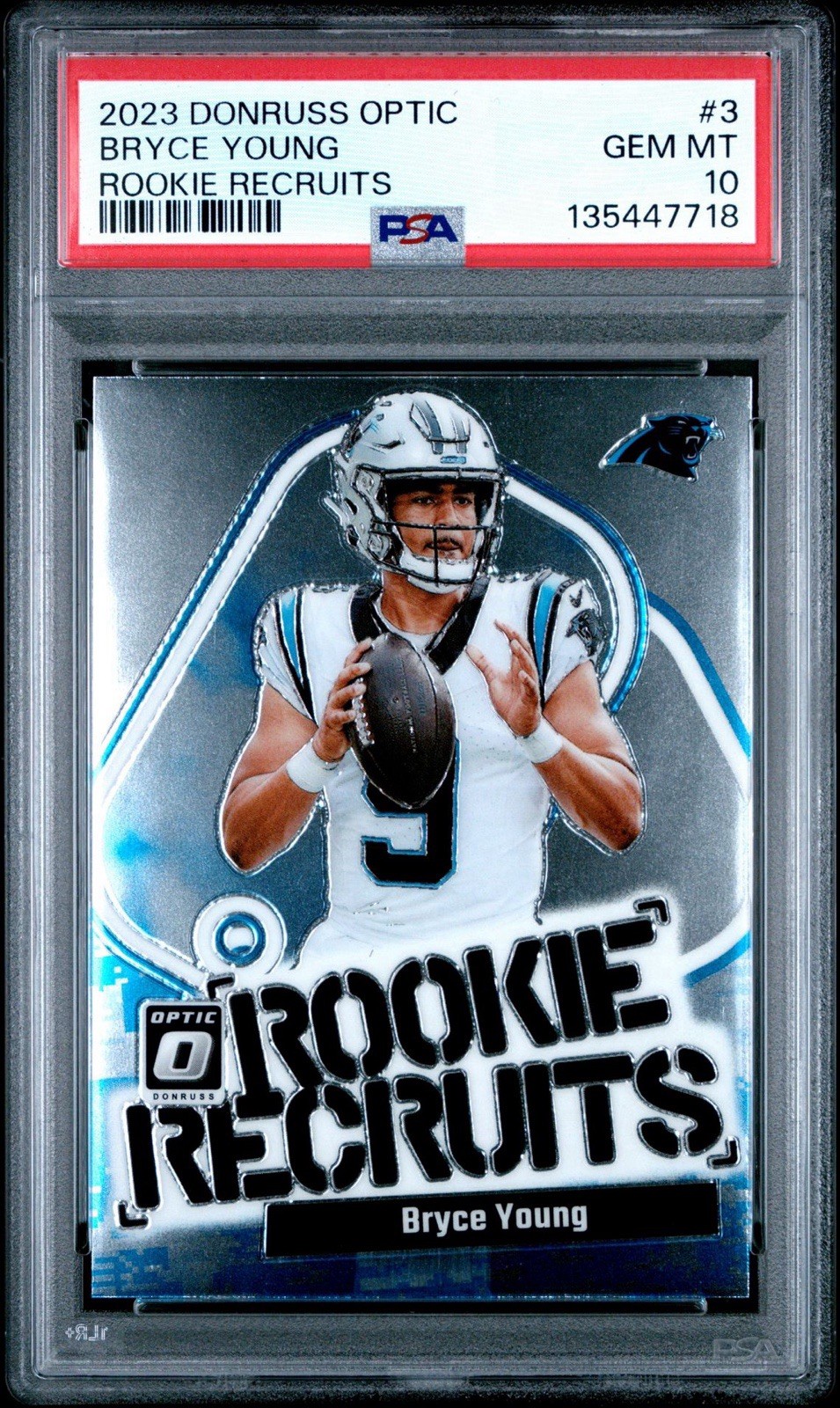 Bryce Young Panini Donruss Optic Rookie Recruits #3 Base