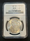 1887 Morgan Silver Dollar MS64 NGC Certified