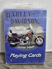 Harley Davidson Heritage Softail Playing Cards