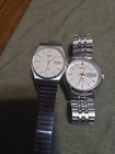 Vintage SEIKO SQ 4004 Quartz Day Date Watch 0903-7039 Lot Of 2