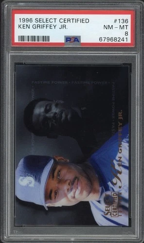 1996 Select Certified Ken Griffey Jr. #136 PSA 8 NM-MT HOF Seattle Mariners