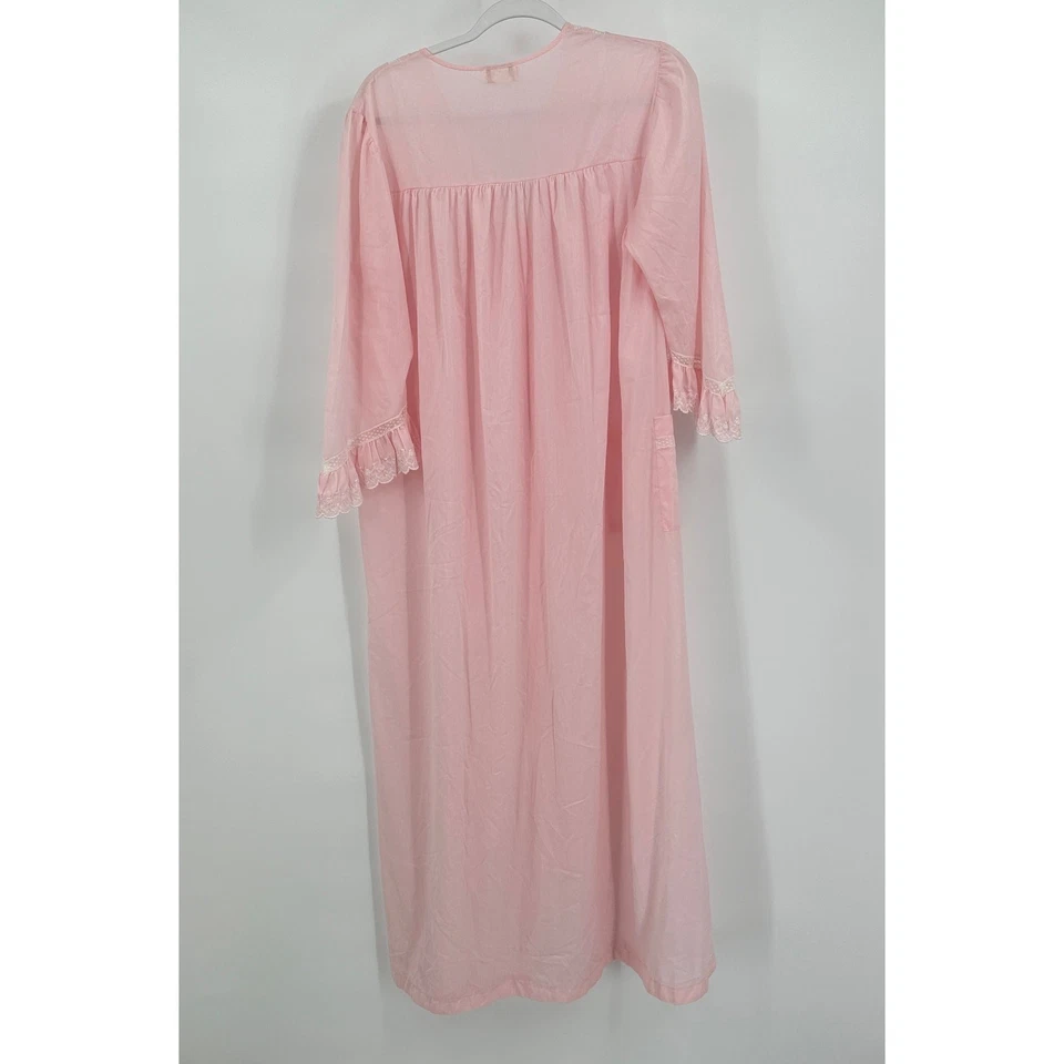 Bata Barbizon Mujer Vintage Talla M Rosa Cottagecore Transparente Femenina Romántica Foto 2 de 4