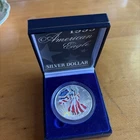 1999 Painted Walking Liberty American Eagle One Dollar Coin 1 oz Silver Bullion