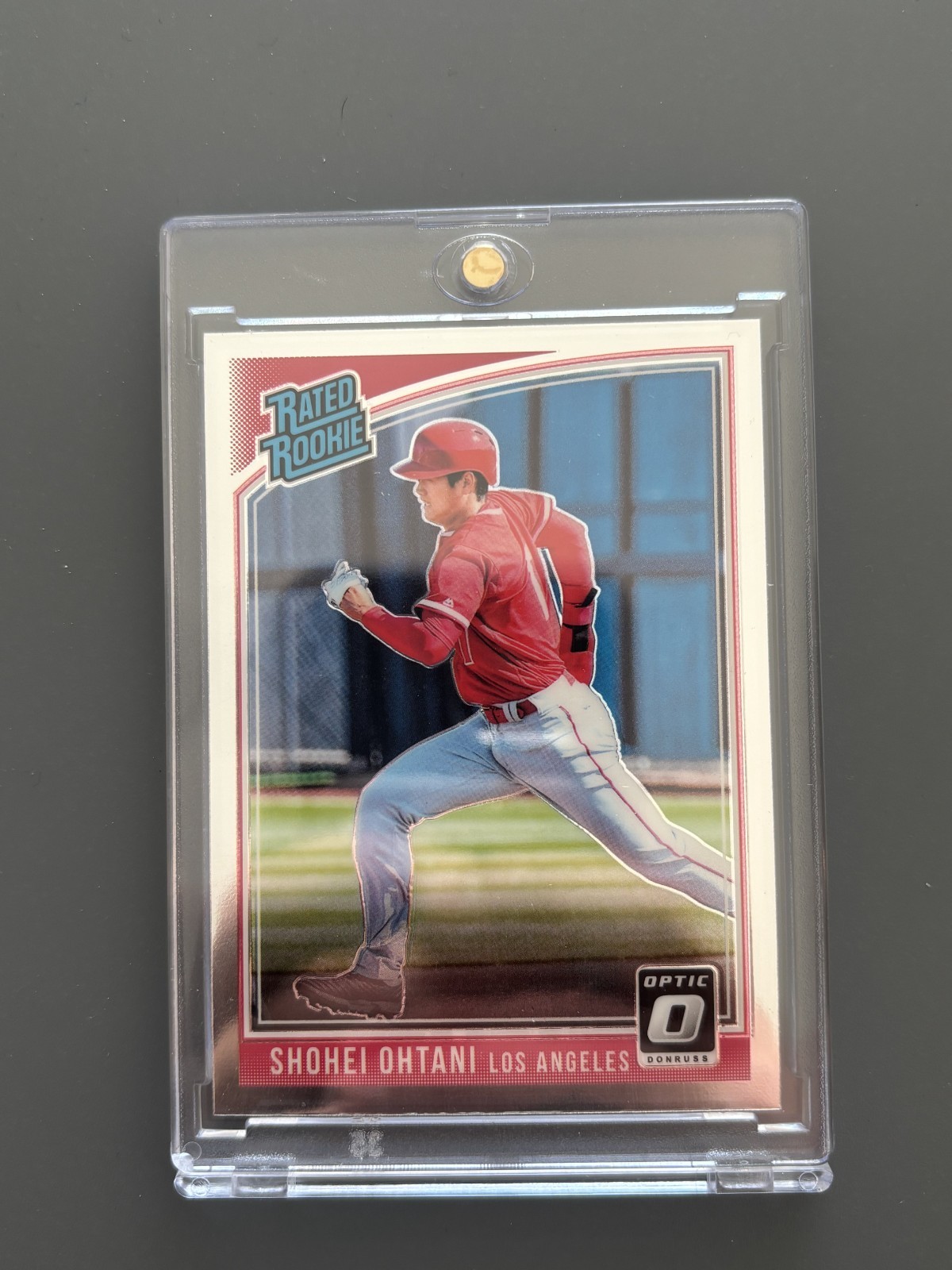 2018 Panini Optic Shohei Ohtani Rated Rookie #56 RC Running Variation - MVP