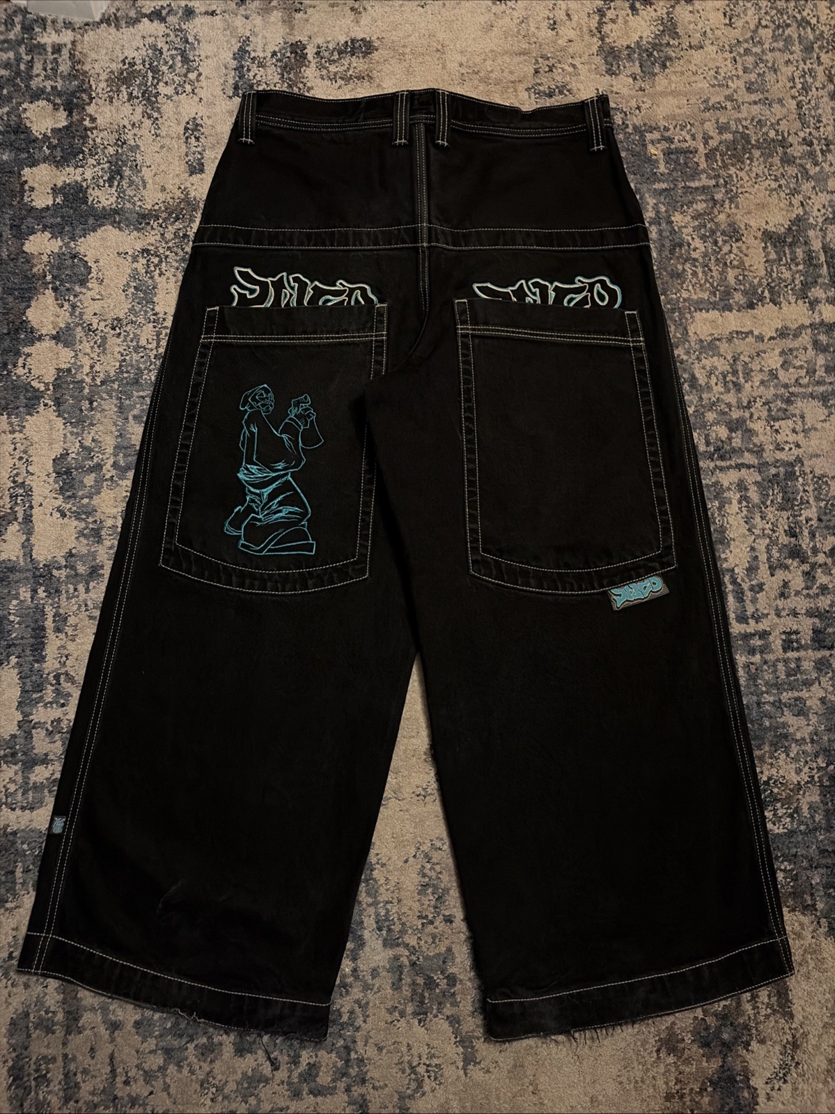 JNCO JEANS- ARTISTICAL UPRISING- 26 INCH LEG - 36 x 30