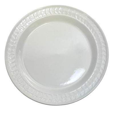 Portmeirion 1998-2006 Retired 'Options' Embossed Smooth Laurel Rim Dinner Plate