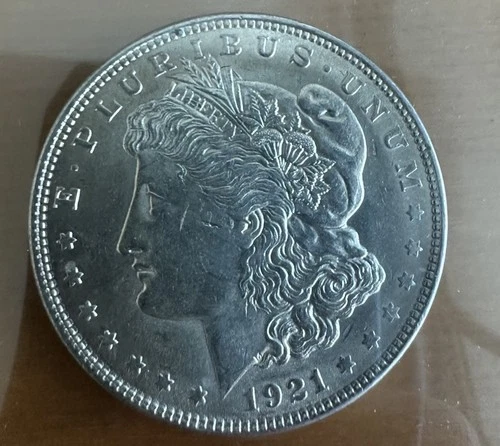 1921 P $1 Morgan Silver Dollar AU