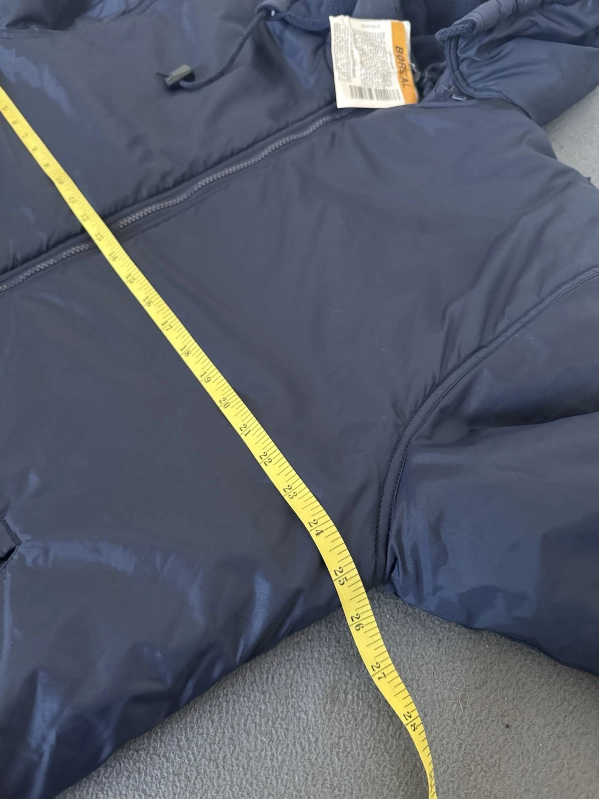Tiger Collection Navy Blue Insulated Hooded Jacket Size L Nylons With Flaws image 7