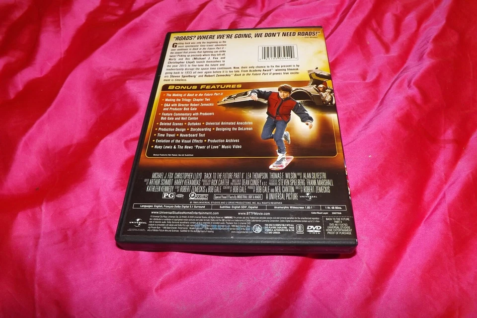 🌈 Back to the Future Part II - DVD 1989 Michael J. Fox Christopher Lloyd - Image 2 of 3