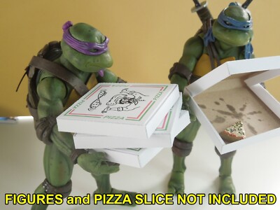 TMNT タートルズ クラシックライン PIZZA スペシャルボックス 未使用品 One Easy Fold SDCC Ninja Pizza Box for 7 Inch Teenage Mutant