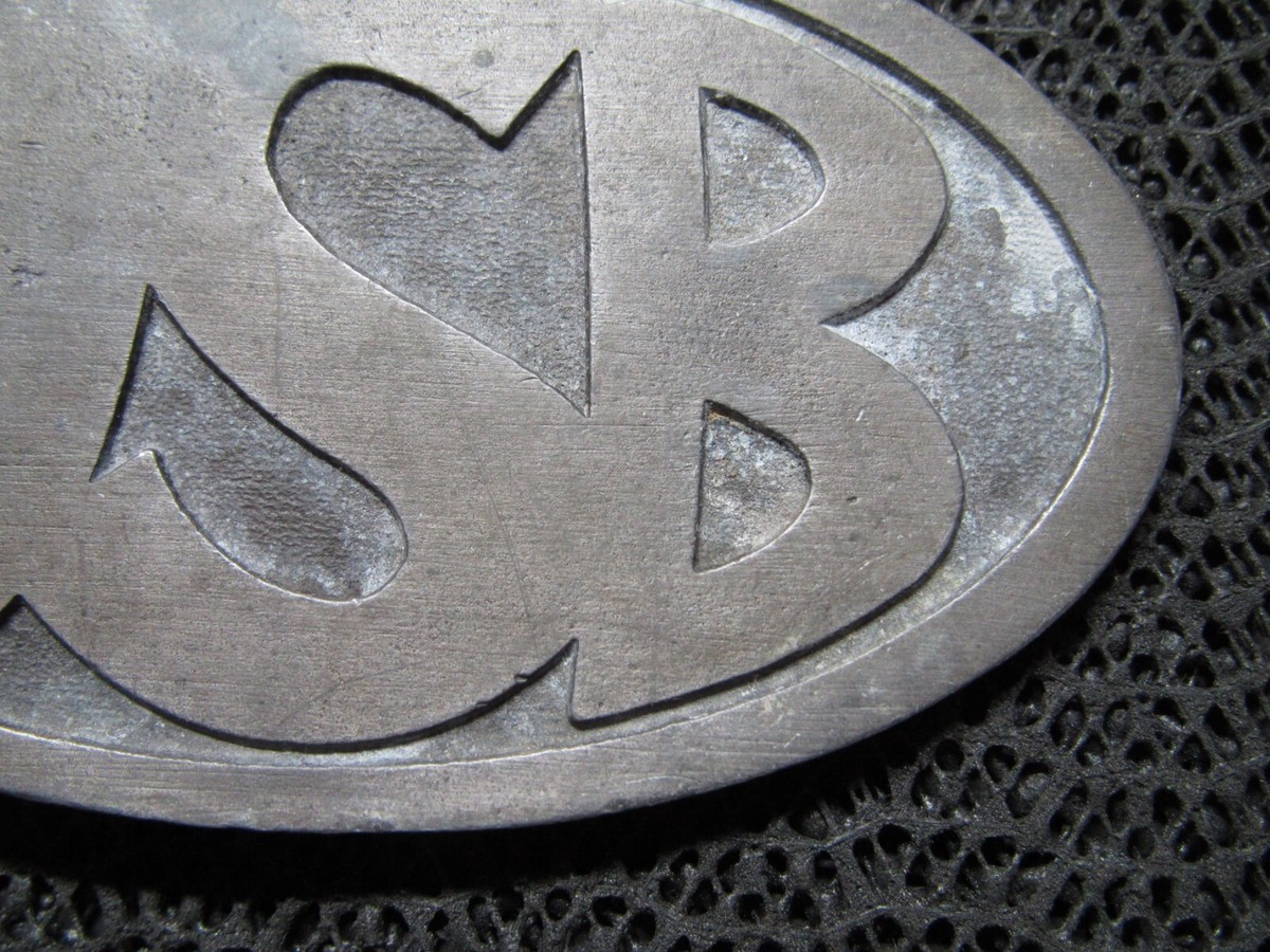 JSB 5 INITIAL BELT BUCKLE! VINTAGE! VERY RARE! 1980s! USA! AMMO? PELLETS? AUTO? View 5
