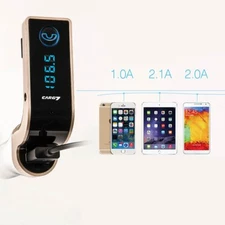 Wireless Hands-free Bluetooth FM Transmitter Modulator Car Kit MP3 Player SD USB