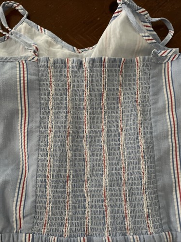 Vineyard Vines Girls Medium Red White And Blue Romper 8-10 - Picture 7 of 8