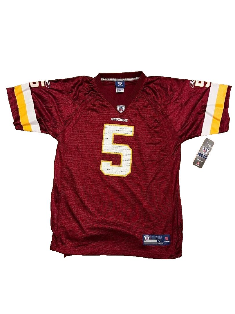 NEW Reebok Kids XL 18-20 Donovan McNabb Game Jersey NFL Washington