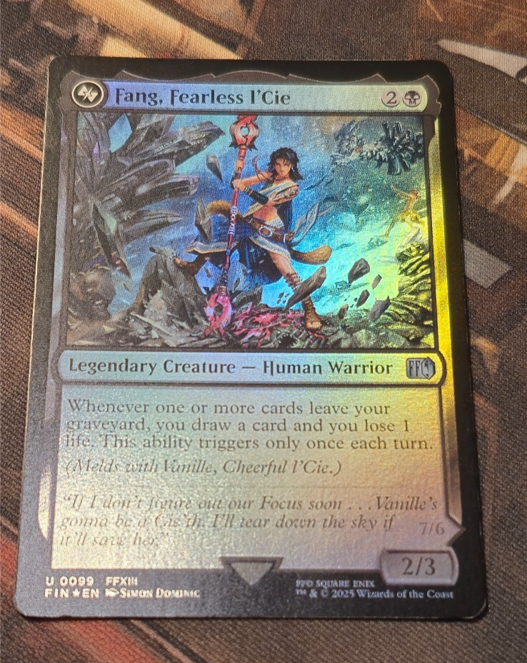 MTG Final Fantasy Fang Fearless l'Cie FFXIII Foil 0099