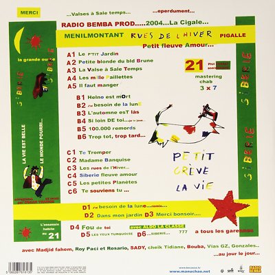 MANU CHAO - SIBERIE M'ETAIT CONTÉEE 3 VINYL LP NEU