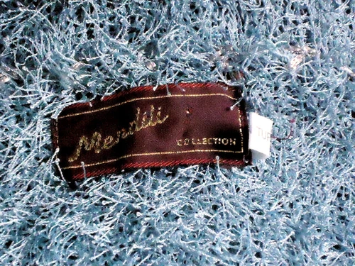 MENDILIcollection FloralSatinAppliquéMultiColoredAcrylicLtWtThreadKnit - Picture 4 of 5