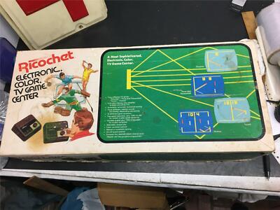 1970s Ricochet Vintage electronics color tv Video game center 72