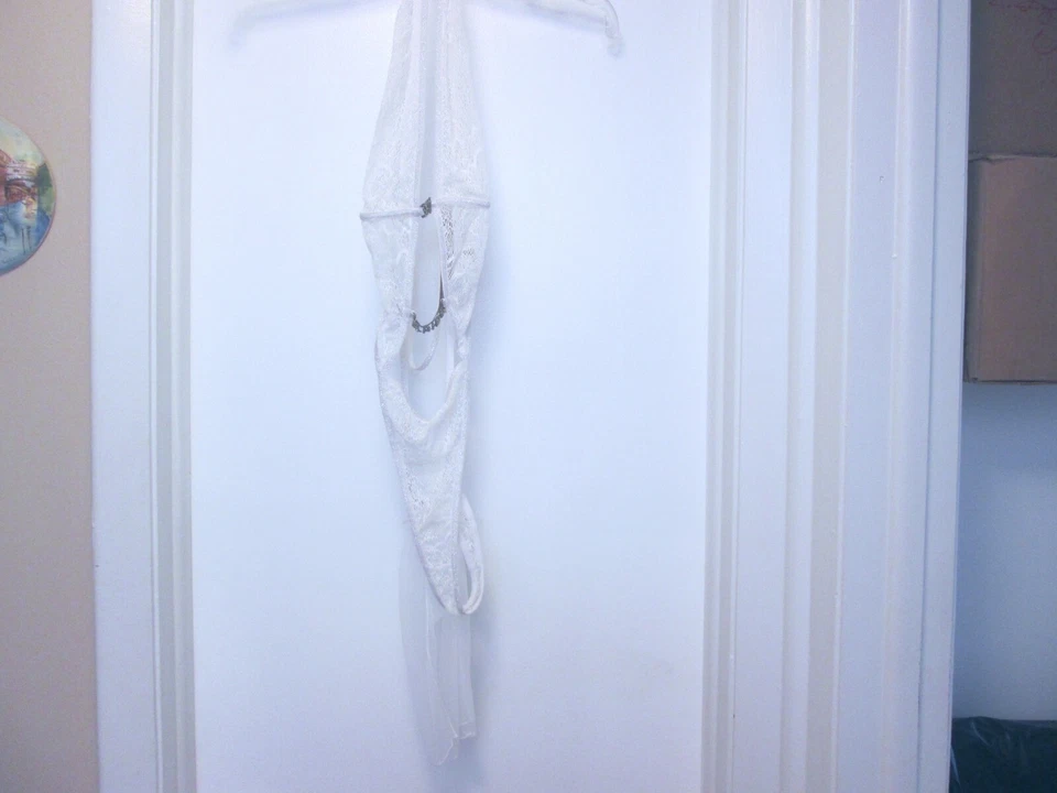 Lencería Fantasía Sexy Novia Blanca Lencería Pieza Nueva Con Etiqueta Foto 4 de 4