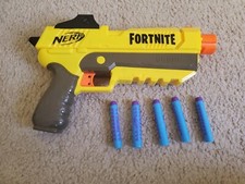 FORTNITE Nerf Sp-L Elite Dart Blaster Pistol Gun SHHHH... with 5 Darts