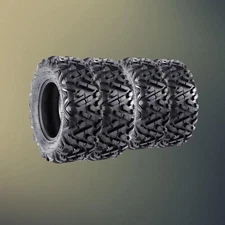 TROPOW ATV Tires 25x8-12 25x8x12 Front 25x10-12 25x10x12 Rear 6PR Mud Tires[4PC]