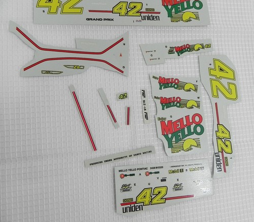 NASCAR 42 Kyle Petty Mello Yello Pontiac Waterslide Decal 1/24 (Please read) - Picture 3 of 5