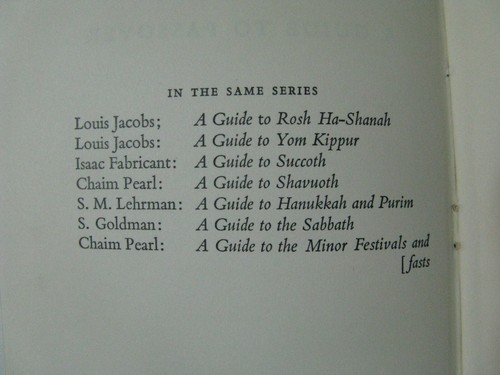 8 Volume Guide To The Sabbath & Holidays Jewish Chronicle Publications - Picture 4 of 12